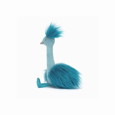 Jellycat Fou Fou Peacock Birds Australia | 756194MXC